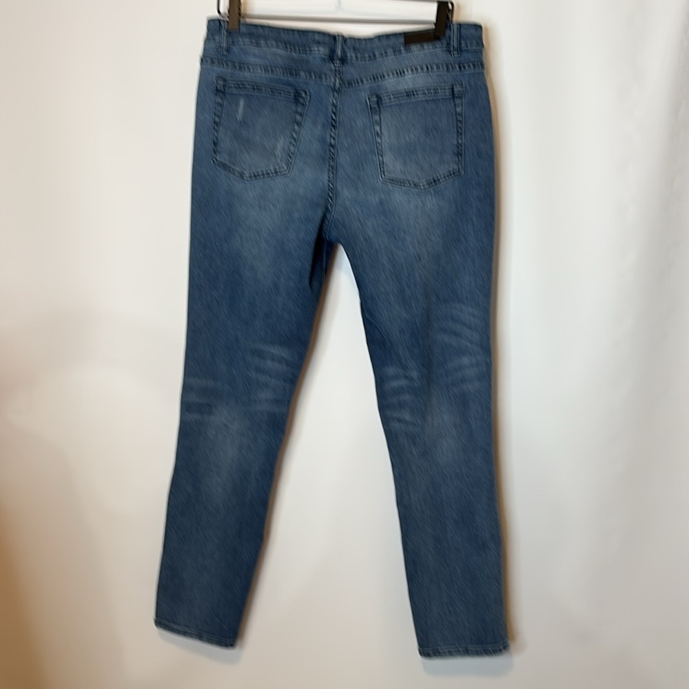 Kenneth Cole Reaction Blue Patchwork Straight Leg… - image 2